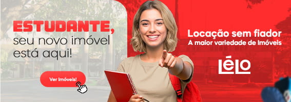 Estudante, seu novo imóvel está aqui! Locação sem fiador. Clique para acessar a lista de imóveis para locação!